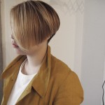 カラーも数色混ぜて外人風に